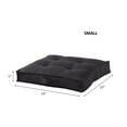 thumbnail image 3 of Square Tufted Floor Pillow - Black - Small (24 in.), 3 of 6