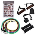 thumbnail image 2 of 11pcs/Kit Fitness Resistance Bands Exercise Elastic Pull String Sport Workout —Yoga Gym Training Ankle Leg Stretching Loop ,Exercise Resistance Bands, Leg Resistance, 2 of 10