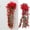 Red(70cm), variant on Fmxomd Artificial Faux Hanging Flowers Plants Outside Fake Violets Colorful Realistic Vines Porch Patio Yard Indoor House Wedding Party Favors(1Pack, 27.7in)