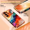 thumbnail image 6 of CASEFIV for Samsung Galaxy S26 Ultra Case,Marble Pattern Design Slim Rugged Shockproof Protective Anti-Scratch Phone Cover for Women Men Girls,Purple Blue Marble, 6 of 7