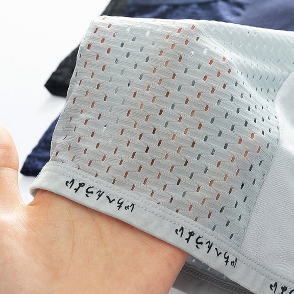 Vedolay Men's Briefs Men's Underwear Flat Briefs Solid Color Small Fresh Underwear Non Elastic,Black XXL