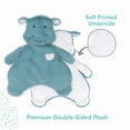 thumbnail image 2 of Manta de felpa GUND Baby Oh So Snuggly Hippo Lovey, 14 pulgadas, color verde azulado, 2 of 6