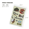 thumbnail image 3 of Lantern Press 1000 Piece Jigsaw Puzzle, New Orleans, Louisiana, Landmarks and Icons, 3 of 5