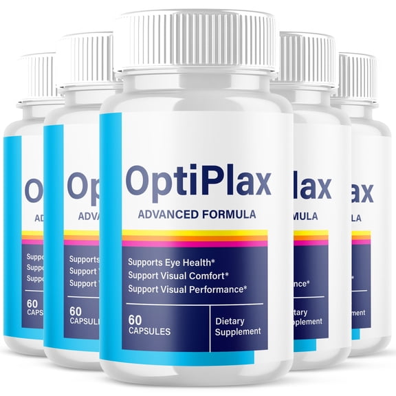 OptiPlax Vision Support Pills Advanced Formula Eye Health Supplement Opti Plax 300 Capsules