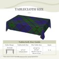 thumbnail image 6 of Rectangle Table Cloth, Scottish Clan Strachan Tartan Plaid Resistant Washable Tablecloth Decorative Table Cover for Dining, Indoor and Outdoor, 6 of 6
