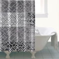 thumbnail image 3 of Rideau de Douche Motif Boho Abstrait Sud-Ouest (1) Imperméable, Doublure de Douche en Polyester, Rideau de Bain avec Crochet en Plastique 72x72 Pouces, 3 of 4