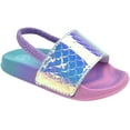 thumbnail image 3 of Metallic Mermaid Slide Sandal (Infant Girls), 3 of 5