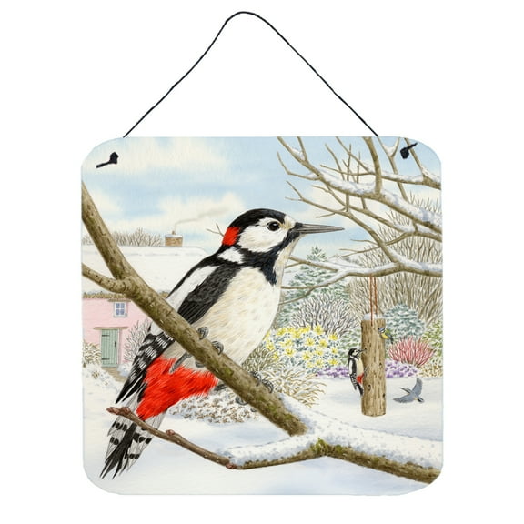 Spotted Woodpecker by Sarah Adams Wall or Door Hanging Prints