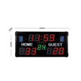 thumbnail image 3 of 14 Digits Portable Led Scoreboard Electronic Basketball Scoreboard Wth Shot Clock With Remote Control Indoor Wall-Mount Digital Scoreboard For Basketball Soccer Volleyball ,Easy to Use, 3 of 7