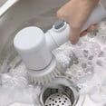 thumbnail image 2 of Cepillo de Limpieza Eléctrico Inalámbrico: Fregador Eléctrico de Mano Multifuncional para Cocina, Baño, Platos, Ollas y Sartenes, 2 of 5