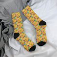 thumbnail image 5 of Gukieu Easter Print Contrast Color Mid-calf Socks, Sweat-wicking Athletic Socks, Unisex Clothing Accessories, 5 of 6