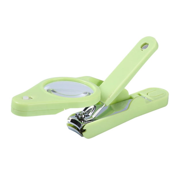 EeaseMX 1 cortaúñas con lupa LED de acero inoxidable para mujeres, hombres y niños.