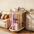 thumbnail image 6 of Sports Equipment Storage Rack with Wheels, Laundry Basket Organizer for Yoga Mats and Toys, Mobile Storage Basket, 6 of 6