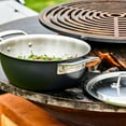 thumbnail image 4 of Demeyere Black 5 Stainless Steel with Ceramic exterior coating 3.5-qt Dutch Oven with Lid, 4 of 10