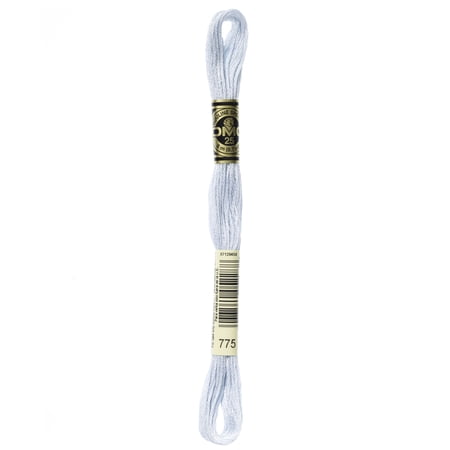 DMC Mouline 117-775 Six-Strand Embroidery Thread, Very Light Baby Blue, 8.7-Yards