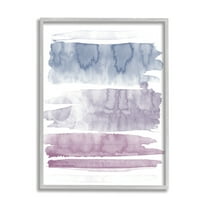 Stupell Industries Pastel Watercolor Splash Abstract Painting Gray Framed Art Print Wall Art, 24 x 30