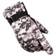 thumbnail image 4 of Calentador De La Mano Guantes de lana de esquí cálidos de invierno para hombres con hebilla engrosada (gris camuflaje), 4 of 7