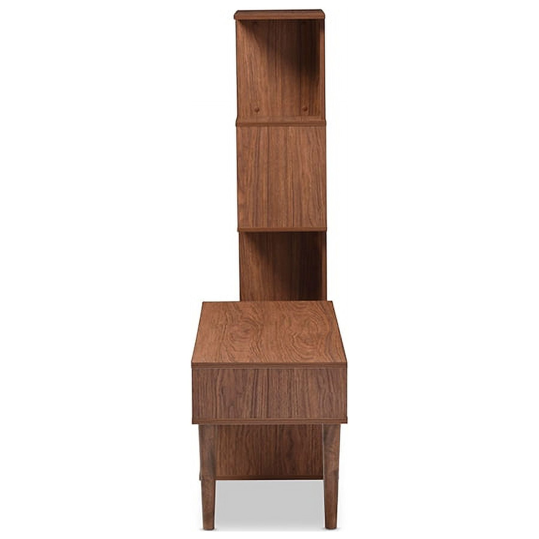Baxton Studio Haversham Mid-century Retro Modern TV Stand Entertainment Center and Display Unit