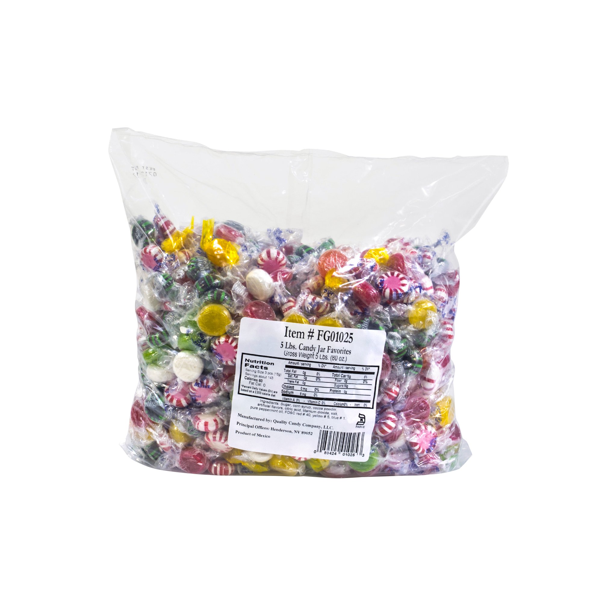 Branded Candy Jar Assortment (5 lbs.) Pack of 1