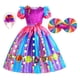 thumbnail image 1 of Purim-Disfraz de caramelo arcoíris para niñas, disfraz de Cosplay para niños, vestido elegante de malla rosa, regalo de recuerdo de fiesta de cumpleaños zhangyuxiang unisex, 1 of 2