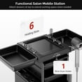 thumbnail image 2 of Hair Cart Organizer with Wheels 6 Drawers, Locking Salon Rolling Cart Utility Caddy for Hair Stylist Barber, Mobile Tattoo Hairdresser Storage Station Hairstylist Trolley Hot Tools Holder, 2 of 9