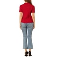 thumbnail image 3 of INSPIRE CHIC Women's Vintage Sweet Doll Collar Button Down Soft Shirt, 3 of 8