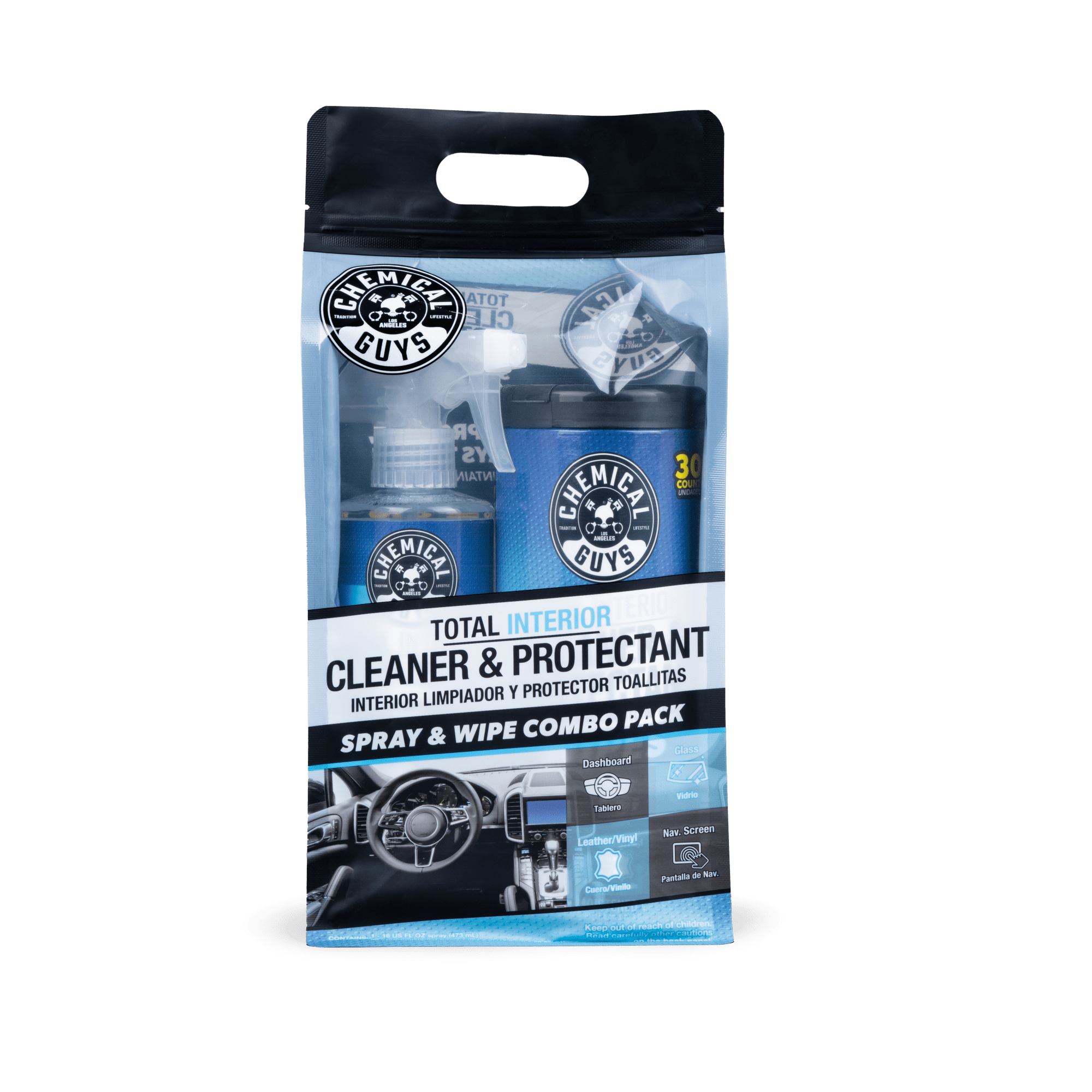 Chemical Guys TOTAL INTERIOR SPRAY & WIPE COMBO PACK