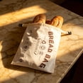 thumbnail image 5 of Beeswax Linen Bread Bag, Reusable Storage Container With Zip Closure, for Sourdough Loaves, Beige, 5 of 5