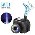 thumbnail image 2 of Ounissouiy Bomba de fuente de agua sumergible de 15 W con 12 luces LED para piscina de jardín de estanque de pecera Jardín y Patio No.2 AU Plug Ounissouiy HA024355-02, 2 of 5
