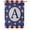 Letter A, variant on America Forever 4th of July Patriotic Monogram House Flag Letter J 28 x 40 inch Stars and Stripes Red White Blue American Independence Day Outdoor Yard Decorative USA Flag
