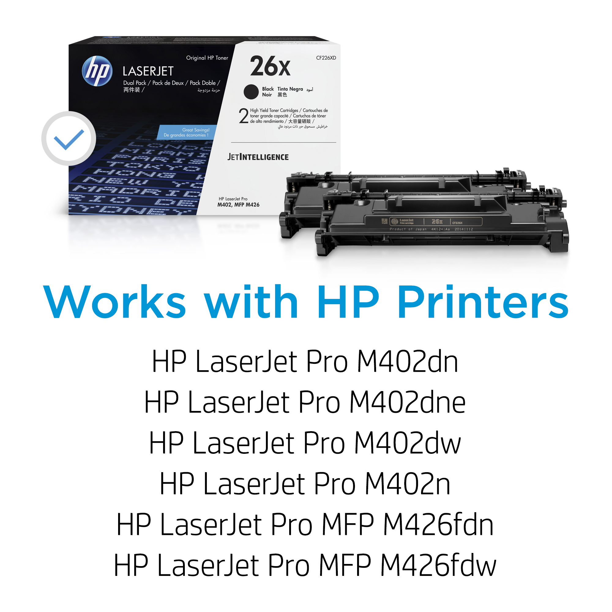 HP 201X (CF400XD) Toner Cartridges - Black High Yield (2 pack) - image 3 of 8