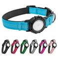 thumbnail image 4 of Baoyemes Dog Tracker Collar with Tracker(Only IOS),Reflective & Waterproof Adjustable Dog Collar, Secure Fit for Small Medium Large Dogs, Durable Nylon Pet Collar, Durable Nylon Design(Blue L), 4 of 8