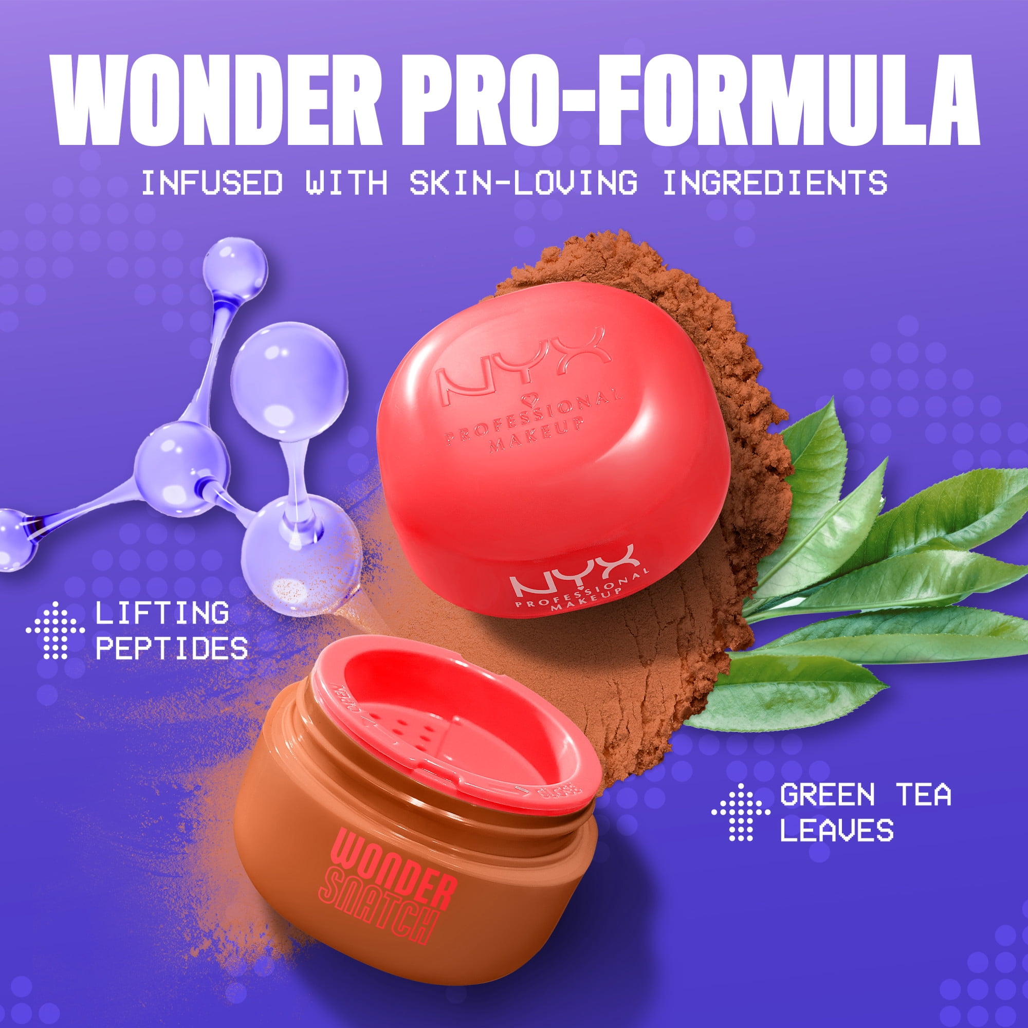 NYX Professional Makeup Wonder Snatch Poudre Libre Fixatrice, Cinnamon Catch
