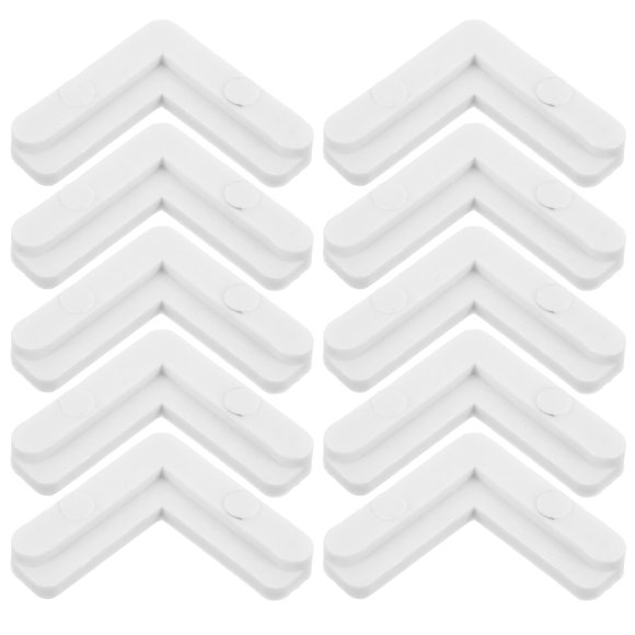 DIY Corner Brackets 20-Pack L Brackets With Screws - 1.57x1.57" Black Corner Braces For Wood Furniture & Shelves Small Corner Shelf-141434