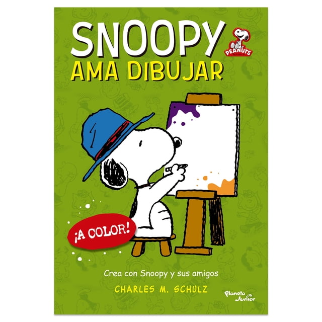 Peanuts Snoopy Ama Dibujar A Color Planeta Infantil Libro de bolsillo 1ra edicion