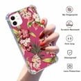 thumbnail image 2 of Flower and Leaves Case for iPhone 11,Aesthetic Colourful Floral Plant Case for Men Women,Unique Trendy TPU Bumper Case Cover, 2 of 5
