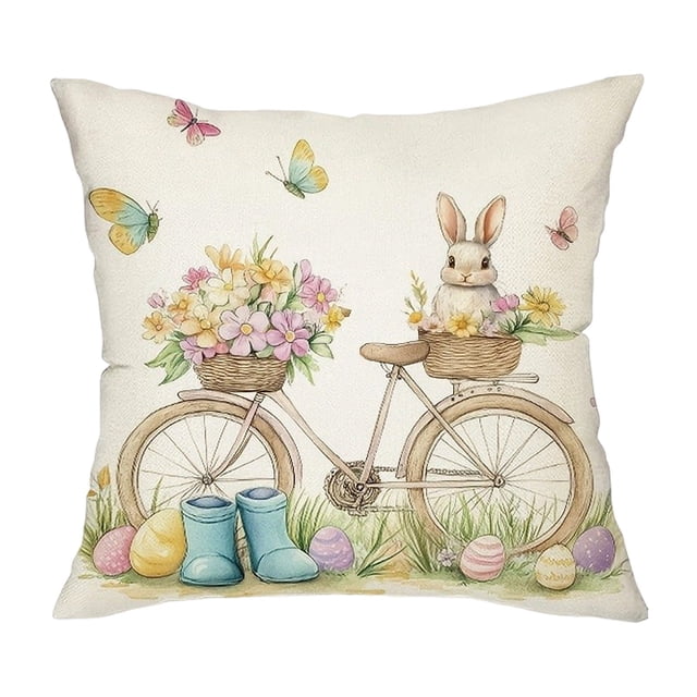 zhangmingg et Œufs Colorés Housse de Coussin Décorative pour Canapé et Chambre