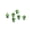 Green, variant on HOOUN 80pcs 14X17MM Candy Color Small Round Bell Pet Bell Diy Key Chain Christmas Bell-Green-80pcs /82g
