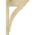 thumbnail image 3 of Ekena Millwork 6"W x 16"D x 24"H Thorton Rough Sawn Traditional Outlooker, Douglas Fir, 3 of 4