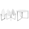 thumbnail image 2 of SpaceMaster Radiant Modern Space Saving Circular Articulated Panel Folding Table, 2 of 7