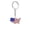 A, variant on American Flag Keychain,Patriotic USA Keyring,United States Map Key Ring,4th Of July Patriotic Souvenir Bag Charm For American Patriot Traveler,Independence Day Gift,USA Travel Key Accessories