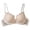 Beige, variant on Full Lace Sexy Fashion Lingerie Large Size Bra Removable Double Shoulder Straps Back Double Buckle Bra (Black, 70C)