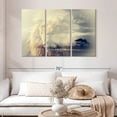 thumbnail image 2 of Elephant Stock Kingdom Of Lions Wall Art - Horizontal Multi Panel Canvas - Living Room Wall Decor - Animal Multi Panel - Gray And Beige Decor - 50" x 32", 2 of 8