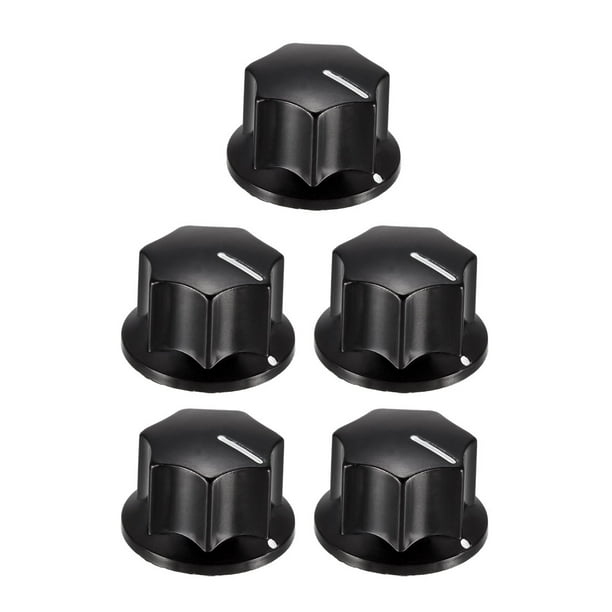 Uxcell 5 Pcs Speaker Control Knob 27mm Dia. Rotary Knobs