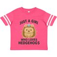 thumbnail image 3 of Inktastic Just a Girl Who Loves Hedgehogs Boys or Girls Toddler T-Shirt, 3 of 5