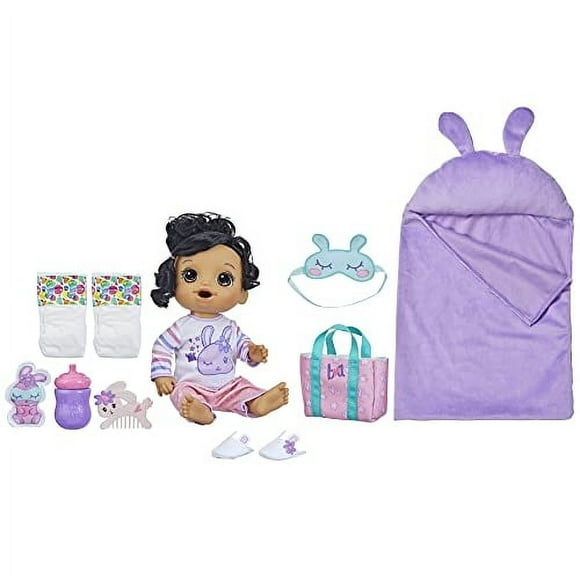 Muñeca Baby Alive Bunny Sleepover, muñecas de 12 pulgadas co