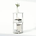 thumbnail image 5 of Furinno Turn-N-Tube 3-Tier Multipurpose Corner Shelf, Display Shelf, White/White, 5 of 6