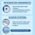 thumbnail image 3 of Swimline Hydrotools Silver King Winter Pool Cover for 16 x 40 Ft Inground Rectangle Pools, 3 of 7