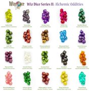 Brybelly Holdings 7 Die Polyhedral Dice Set in Velvet Pouch, Diamond Dust