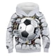 thumbnail image 2 of Sudadera con capucha con estampado 3D de fútbol para hombre, sudadera informal de manga larga, holgada, de gran tamaño, 2 of 4